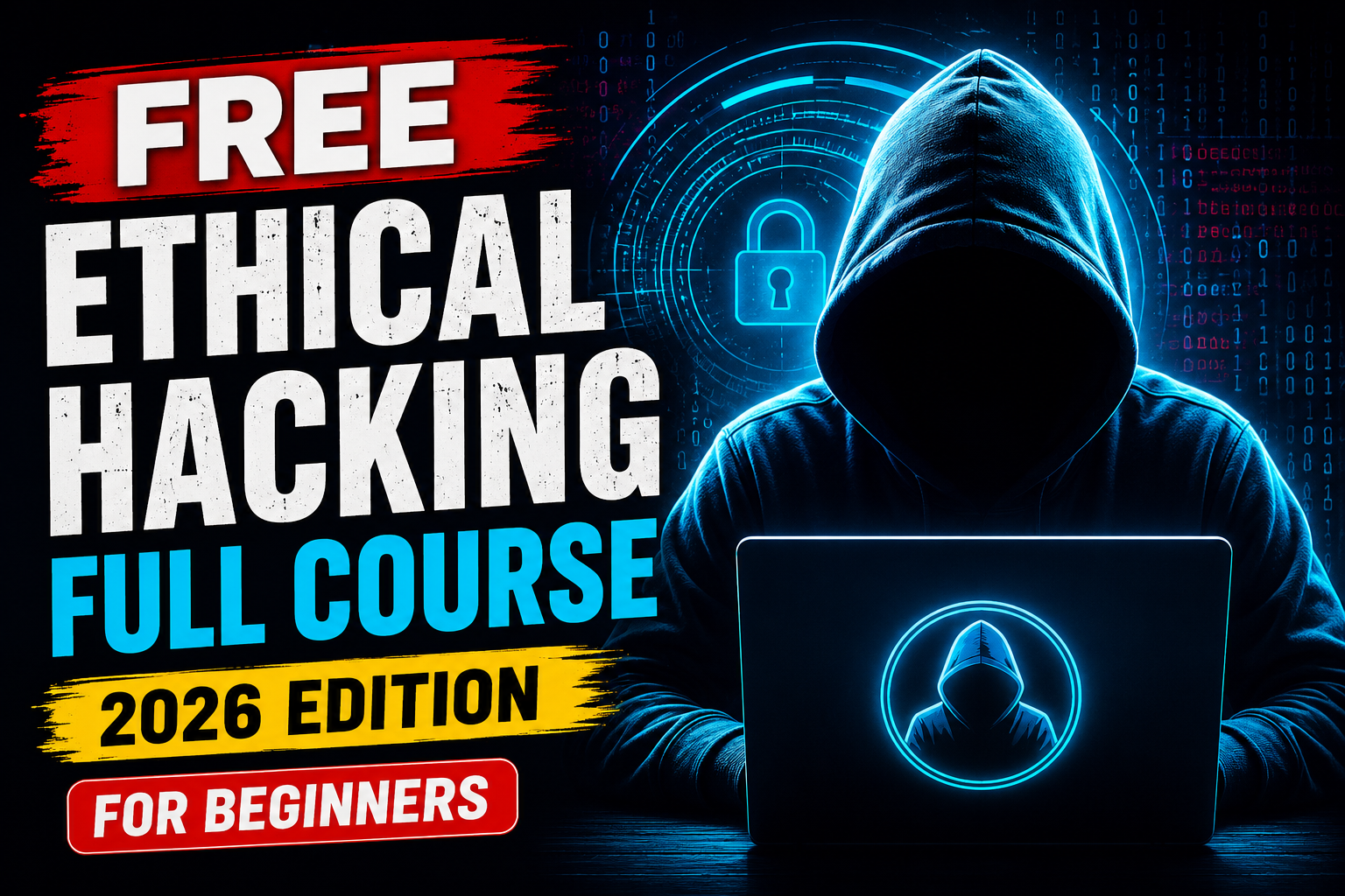 Learn Ethical Hacking from Scratch (2026 Guide) – Free Full Course for Beginners